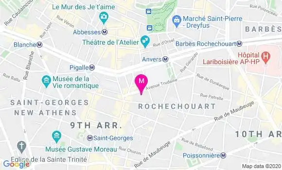 Localisation Dr Lorene Desbois