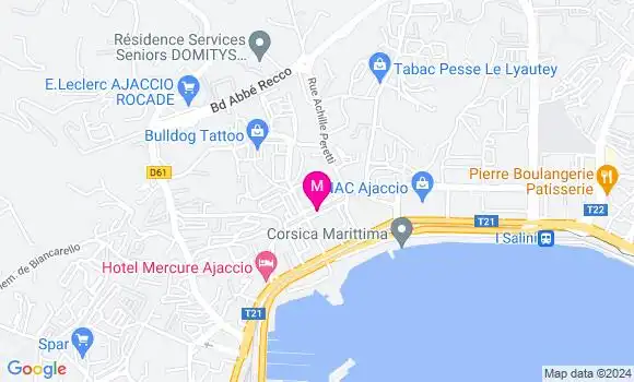 Localisation Dr Philippe Amoros