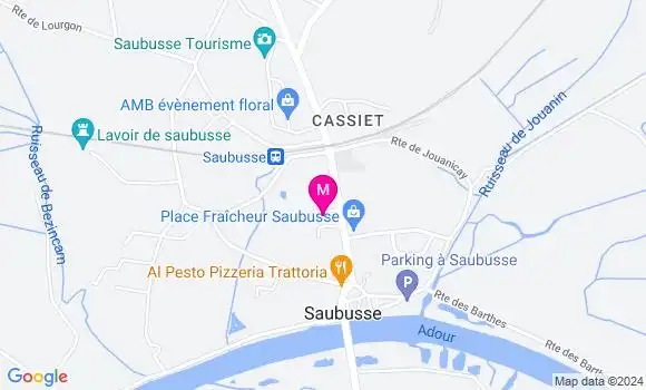 Localisation Dr Bérangère Riguet