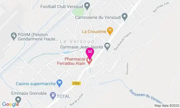 Localisation Dr Josephine Lemaitre