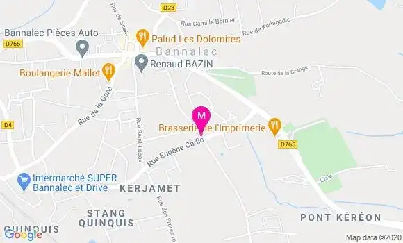 Localisation Dr Elouan Peron