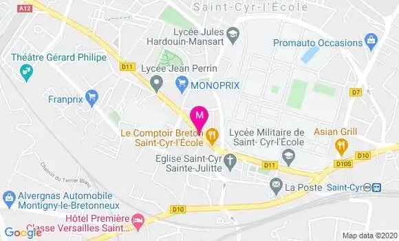 Localisation Dr Arnaud Jaffres