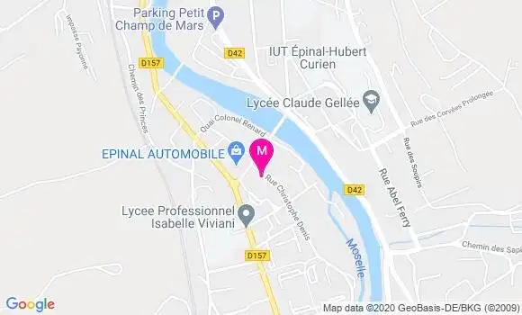Localisation Dr Eric Bertrand