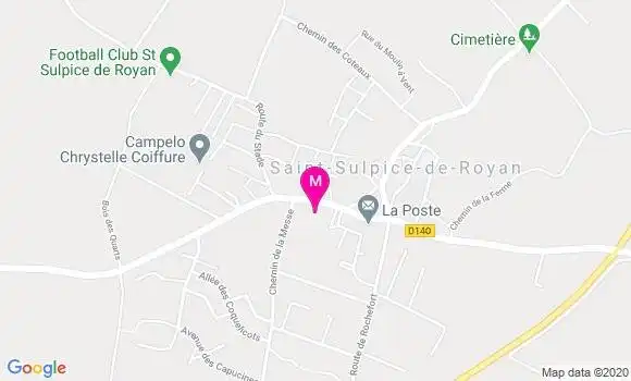 Localisation Dr Daniel Benard