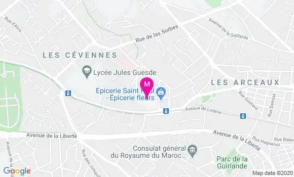 Localisation Dr Michel Pons