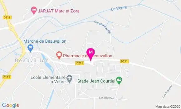 Localisation Dr Vincent Bellecoste