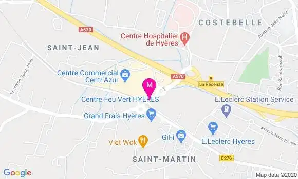 Localisation Dr Julie Moriniere Beaume