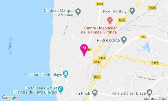 Localisation Dr Matthieu Pernin