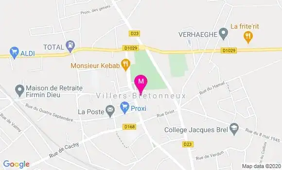 Localisation Dr Claire Martein