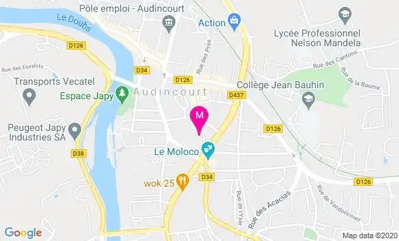 Localisation Dr Nadia Raffoul
