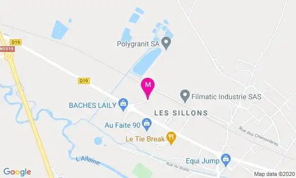 Localisation Dr Sarah Marceau