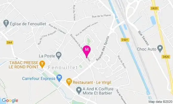 Localisation Dr Chantal Amsellem Fior