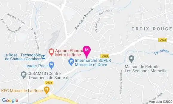 Localisation Dr Pascale Pillon Narbonne