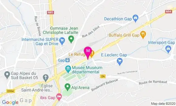 Localisation Dr Sophie Tranchand
