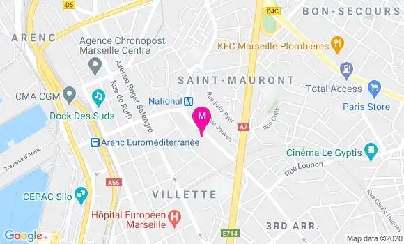 Localisation Dr Carine Voiret