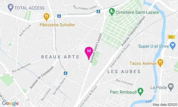 Localisation Dr Margaret Dubois
