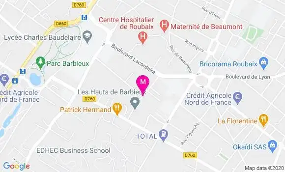 Localisation Dr Franck Beaucamp