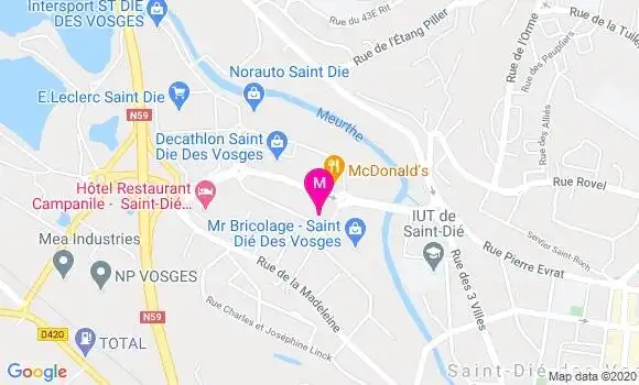 Localisation Dr Heloise Gisquet