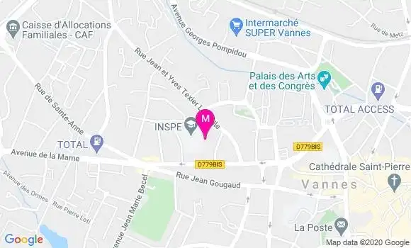 Localisation Dr Anne Laure Eveno