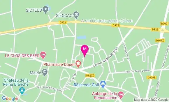 Localisation Dr Sophie Gaudin