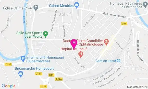 Localisation Dr Elodie Andre