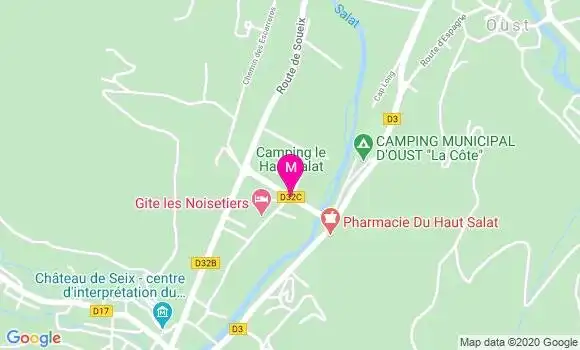 Localisation Dr Chloe Clement