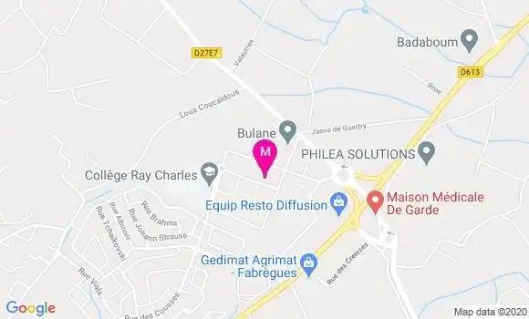 Localisation Dr Alizee Contiero Yvars