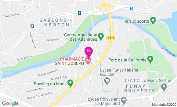 Localisation Dr Isrine Amrouche