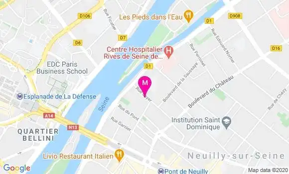 Localisation Dr Hugues Jeannot