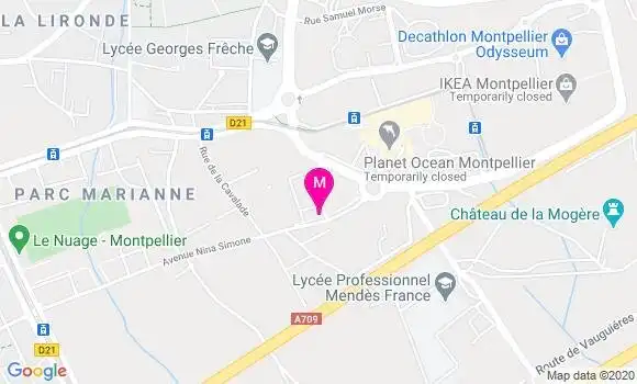 Localisation Dr Delphine Dran