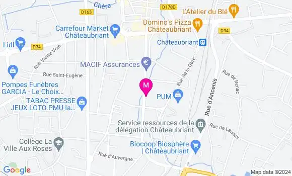 Localisation Dr Marie Varache