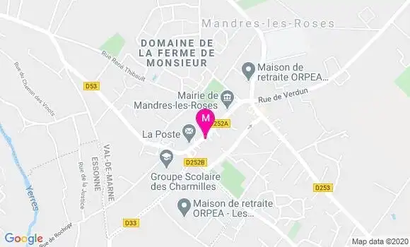 Localisation Dr Laetitia Delayac