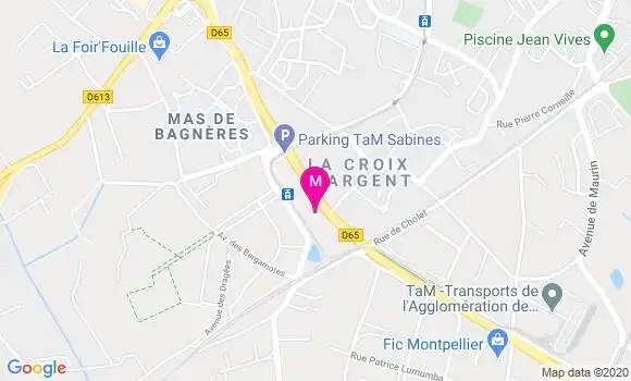 Localisation Dr Benjamin Rasselet