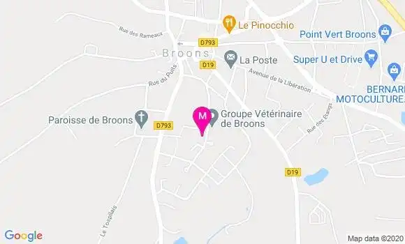 Localisation Dr Tiphaine Philippe