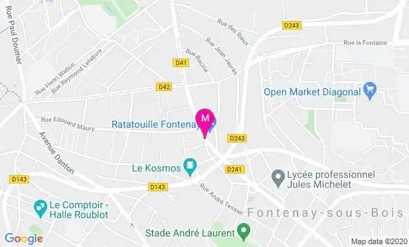 Localisation Dr Gerard Bourdila