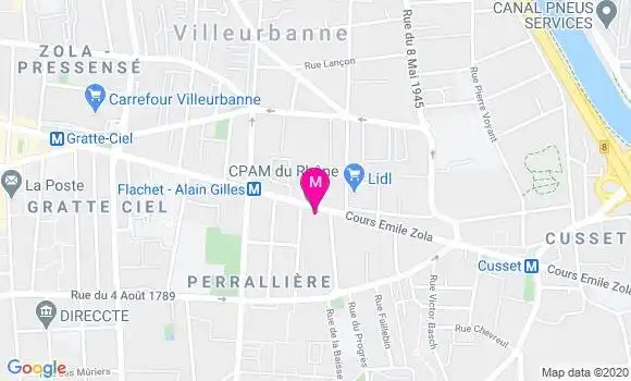 Localisation Dr Beatrice Meunier Saury