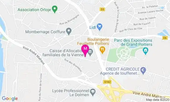 Localisation Dr Olivia Maye