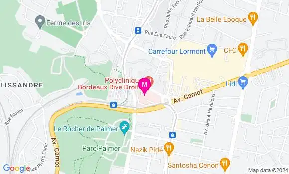 Localisation Dr Caroline Lenoir