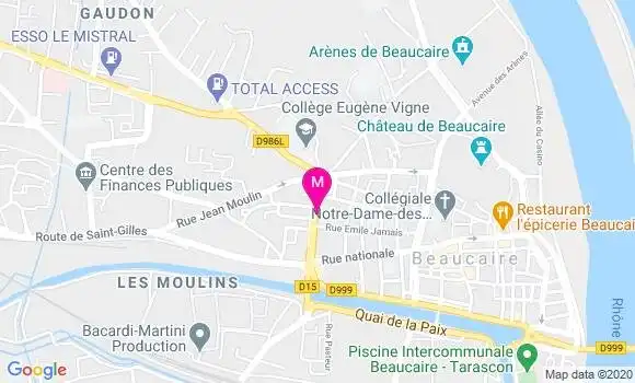 Localisation Dr Philippe Coudier