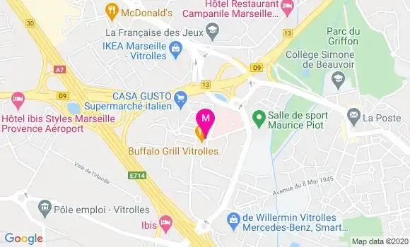 Localisation Dr Marc Bernat