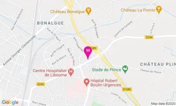 Localisation Dr Laurent Donnadieu