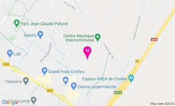 Localisation Dr Anne Sophie Glatard