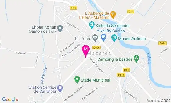 Localisation Dr Florian Descazeaud