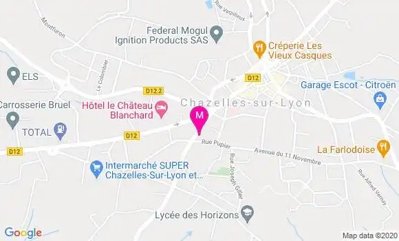 Localisation Dr Astrid Bonnet