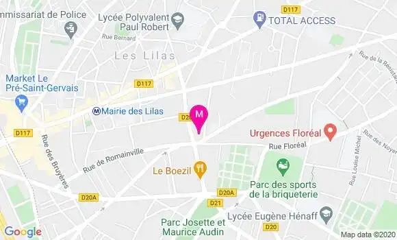 Localisation Dr Jean Sebastien Beranger