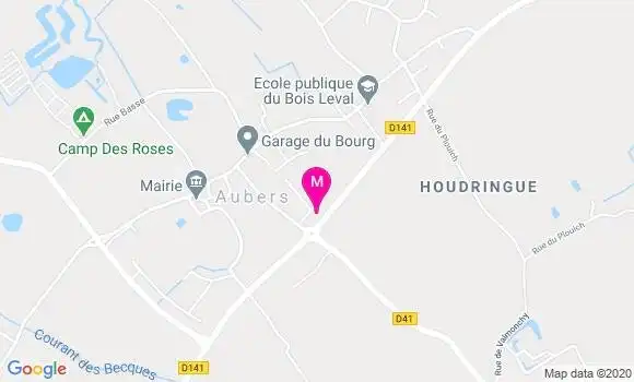 Localisation Dr Corentin Vanhoutte