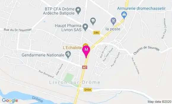 Localisation Dr Blandine Coffy