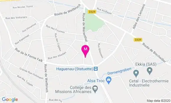 Localisation Dr Isabella Mayer