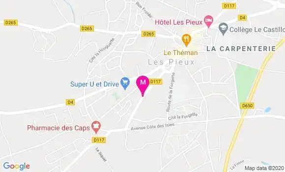 Localisation Dr Catherine Berot