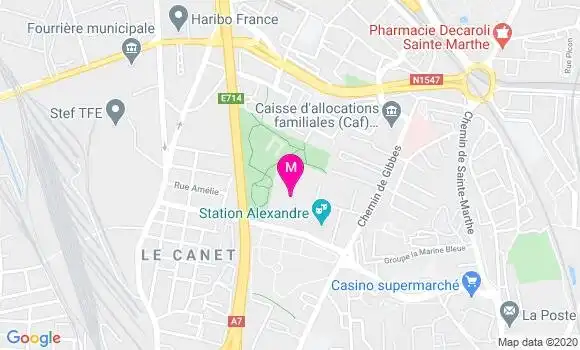 Localisation Dr Nicolas Brandone